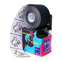 Бинт "EM-Fix" Sport (Tape) эластичный усиленная фиксация черный 5смх5м фото