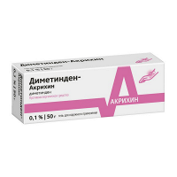 Диметинден-Акрихин гель 0,1% 50г фото