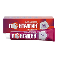 Пенталгин экстра-гель гель 5% 100г фото