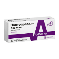 Пантопразол-Акрихин таблетки 20мг фото