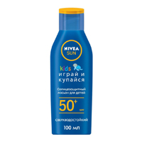 Nivea Sun лосьон Kids "Играй и купайся" SPF50+ 100мл фото