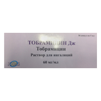 Тобрамицин Дж раствор 60мг/мл 5мл фото