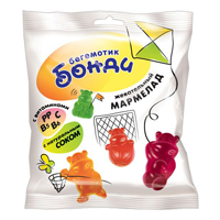 Мармелад жевательный "Бегемотик Бонди" ассорти вкусов с витаминами 70г фото