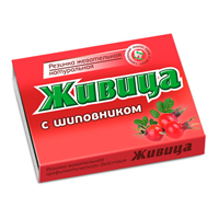 Жевательная резинка "Живица таежная" натуральная с шиповником 0,8г фото