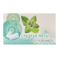 Жевательная резинка без сахара со вкусом сладкой мяты фото