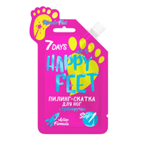 Пилинг-скатка "7 Days" Happy Feet для ног Miracle Feet с Грейпфрутом 25г фото