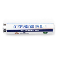 Аскорбиновая кислота с сахаром "Сесана" жевательные таблетки массой 2,9г фото