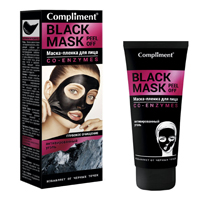 Compliment "Black" маска пленка Co-Enzymes для лица 80мл фото
