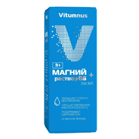 VitUmnus "Магний+В6 для взрослых и детей" раствор 250мл фото
