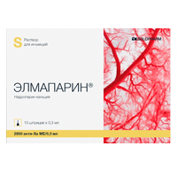 Элмапарин раствор для инъекций 9500анти-Ха МЕ/мл 0.3мл фото