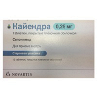 Кайендра таблетки 0.25мг фото