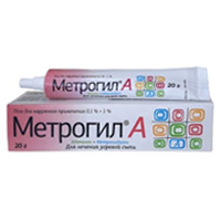 Метрогил А гель 0,1%+1% 20г фото