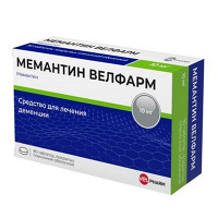 Мемантин Велфарм таблетки 10мг фото