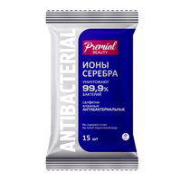 Premial Beauty салфетки антибактериальные с ионами серебра фото