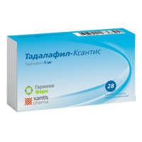 Тадалафил-Ксантис таблетки 5мг фото