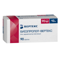 Бисопролол-Вертекс таблетки 10мг фото