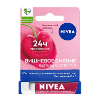 Nivea бальзам для губ "Вишневое сияние" 4,8г фото