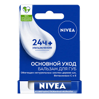 Nivea бальзам для губ "Основной уход" 4,8г фото