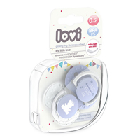 Соска-пустышка "Lovi" My Little Love динамическая силиконовая для мальчиков 0-2 месяцев (22/847) фото