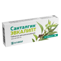 Санталгин Эвкалипт таблетки 600мг фото