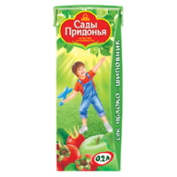 Сады Придонья сок из яблок и шиповника 200мл фото
