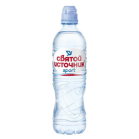 Вода питьевая "Святой источник" "Спорт" негазированная 0,5л фото