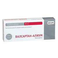 Валсартан-Алиум таблетки 80мг фото