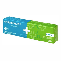Новатенол крем 5% 25г фото
