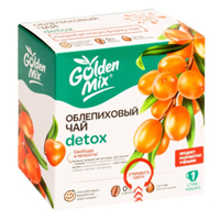 Чай облепиховый "GoldenMix" Detox 18г фото