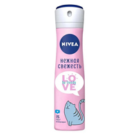 Nivea дезодорант Нежная свежесть. LOVE Be Trendy спрей 150мл фото