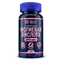 GLS Фолиевая кислота 600мкг капсулы 400мг фото