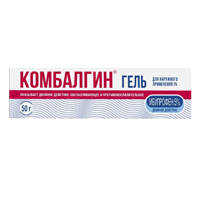 Комбалгин гель 5% 50г фото