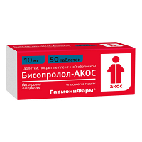 Бисопролол-АКОС таблетки 10мг фото