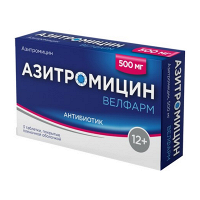 Азитромицин Велфарм таблетки 500мг фото
