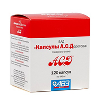 АСД "Капсулы А.С.Дорогова" капсулы 490мг фото