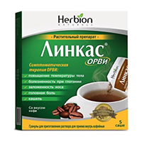 Линкас ОРВИ гранулы шоколадные 5,6г фото