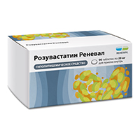 Розувастатин Реневал таблетки 20мг фото