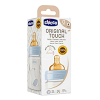 Chicco бутылочка Original Touch Boy 150мл фото