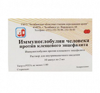 Иммуноглобулин человека против клещевого энцефалита раствор для инъекций 2мл фото