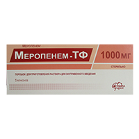 Меропенем-ТФ порошок для приготовления инъекционного раствора 1000мг фото