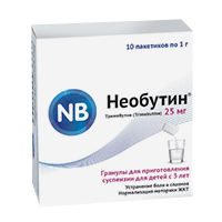 Необутин гранулы 25мг/1г фото