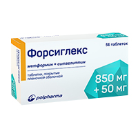 Форсиглекс таблетки 850мг+50мг фото