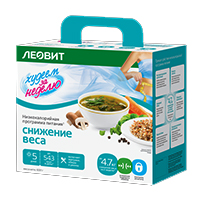 Леовит "Худеем за неделю" набор "Снижение веса" 697г фото