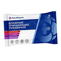 ОмниМедика рукавички моющие влажные очищающие фото