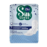OLA! Silk Sense прокладки ультратонкие Мягкий шелк Ночные фото