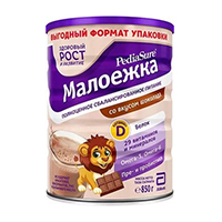 ПедиаШур Малоежка смесь со вкусом шоколада 850г фото
