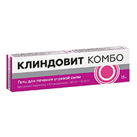 Клиндовит Комбо гель 50мг+10мг/г 15г фото