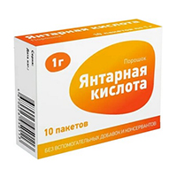 Янтарная кислота порошок 1г фото
