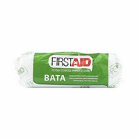 Вата "FirstAid" хирургическая гигроскопическая нестерильная 250г фото