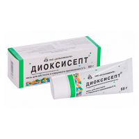 Диоксисепт мазь 5% 50г фото